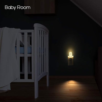 Emotionlite 8 Pack Plug in Night Light, Warm White LED Nightlight, Dusk to Dawn - Image 6