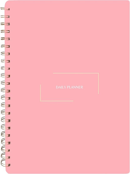 Undated Daily Planner | 8.25” x 11.75” To Do List Notebook | Work Productivity - Image 2