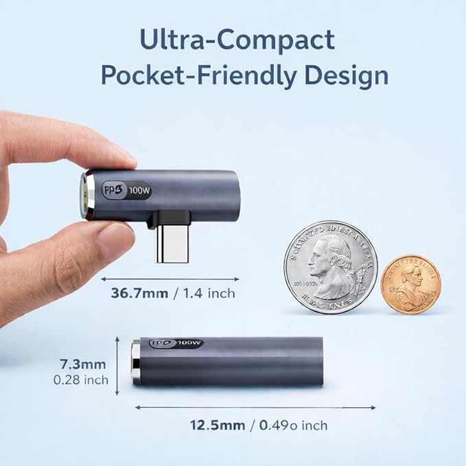 Mizi 2025 Upgraded USB C Splitter 100W Fast Charging Adapter – Dual USB C - Image 5