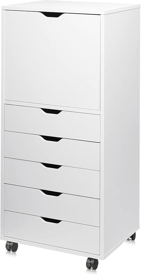 DEVAISE Wood File Drawers, Mobile Chest by DEVAISE