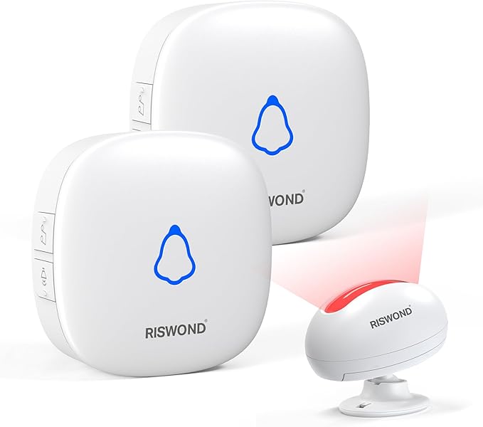 Wireless Motion Sensor Door Chime: Business Entry Doorbell Indoor Motion by AMHEY