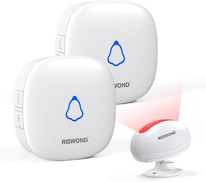 Wireless Motion Sensor Door Chime: Business Entry Doorbell Indoor Motion by AMHEY