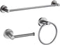 3-piece bathroom accessories set wall mounted,bathroom hardware set, main product view