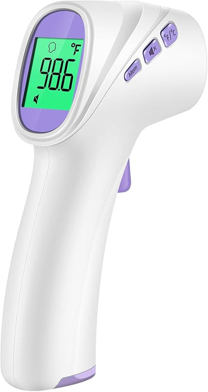 Forehead Thermometer for Adults, Kids & Babies, No-Touch Digital Thermometer by Viproud