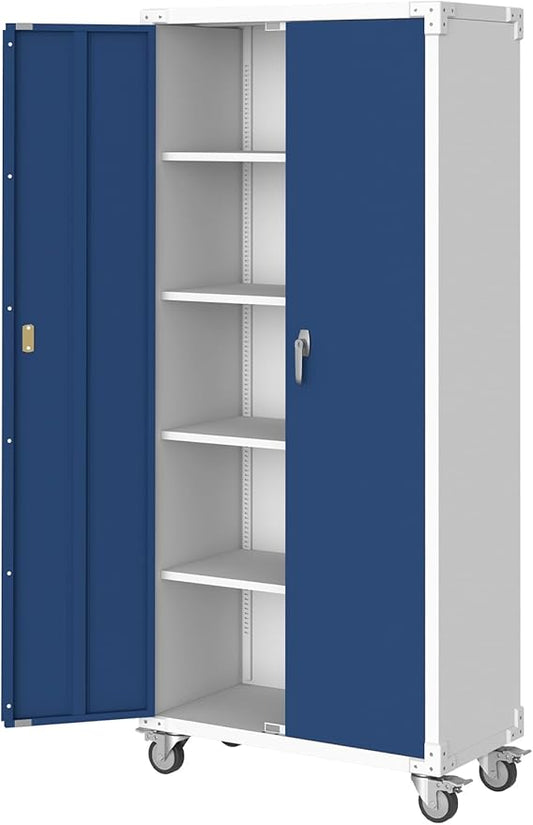 GarveeHome 71 in Steel Storage Cabinet by GarveeHome