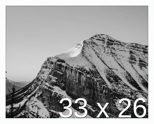 Frame It Easy 33 x 26 White Wood Frame by FrameItEasy