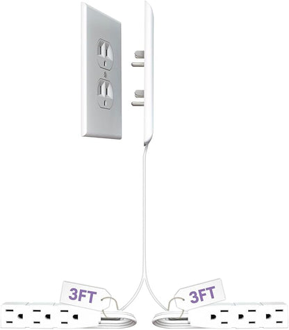 Sleek Socket Original & Patented Ultra-Thin Outlet Concealer by sleeksocket
