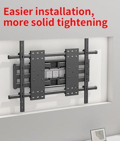 HILLPORT 98 100 TV Wall Mount 86 90 110 120 inch Full Motion Ultrathin Bracket - Image 5