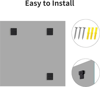 CILIBER Frameless Wall Mirror, 36x36 inch Square Bathroom Mirrors - Image 7
