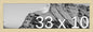 Frame It Easy 33 x 10 Wheat Wood Frame by FrameItEasy