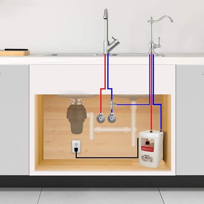 Westbrass A272HFP-62 Develosah 2-Handle Hot and Cold Water Dispenser - Image 5