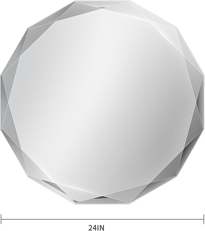 Suidia Bathroom Mirror, Frameless Bathroom Mirror - Image 5