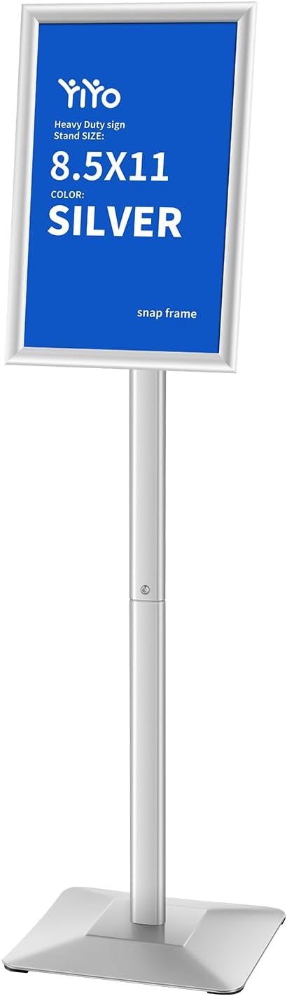 YIYO Sign Stand Poster Stand，adjustable heavy duty pedestal Sign Holder Floor by YIYO