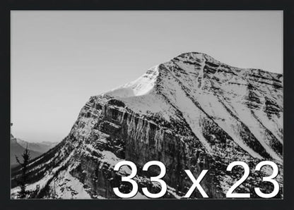Frame It Easy 33 x 23 Black Wood Frame by FrameItEasy