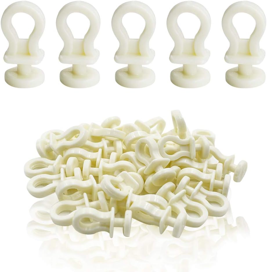 Luomorgo 50 Pcs Plastic Rollerbolt Window Curtain Glider Track Carrier Slide Wheels Rollers | Slide Wheels, Rollers