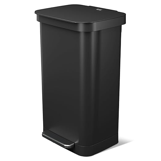 Glad Stainless Steel Step Trash Can, Series 2 by GladTrashFoodStorage