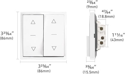 4-Wire Motorized Shade Switch, Wall Mount Controller - Image 2
