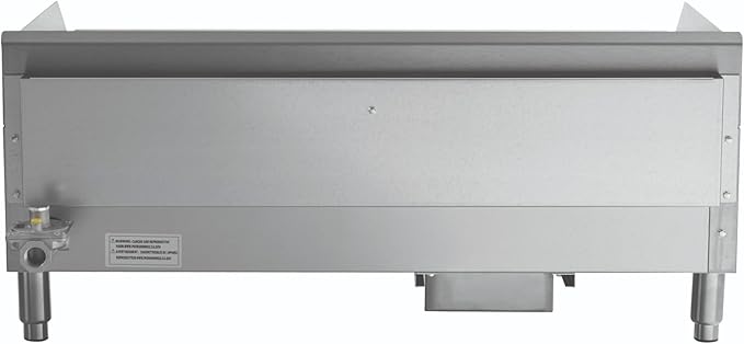 Kratos 36" Wide Commercial Countertop Griddle, Gas Hot Plate - Image 4