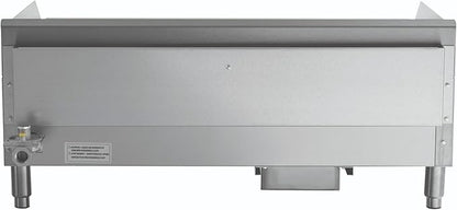 Kratos 36" Wide Commercial Countertop Griddle, Gas Hot Plate - Image 4
