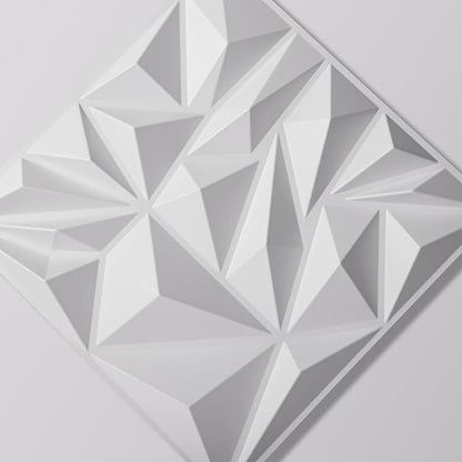 Art3d 33-Pack 3D Wall Panels for Interior Wall Decor, Modern Diamond Textured - Image 9