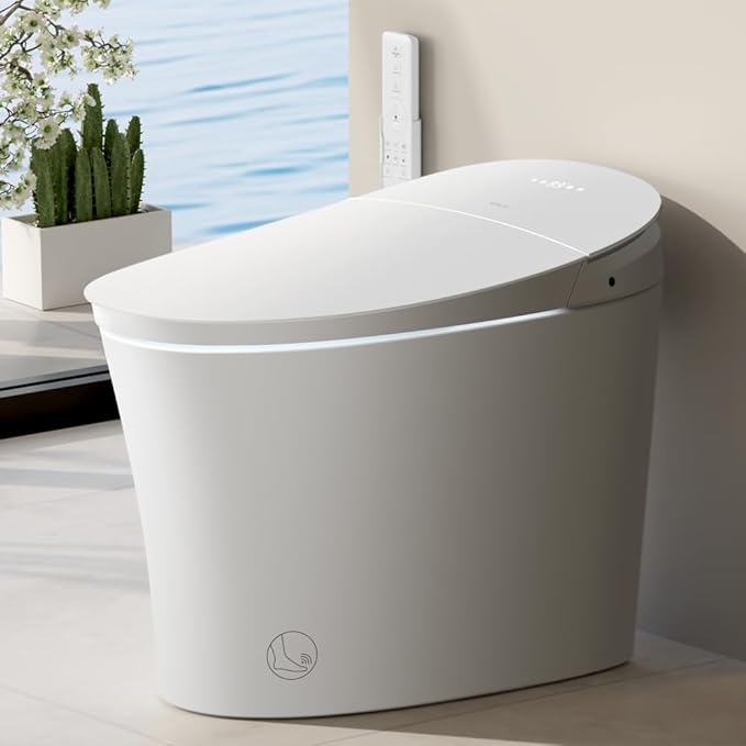 EPLO Smart Toilet Bidet, Auto Open Close, Foam Shiled, 1000 Gram MaP Flush Score by ProfessionalSmartToilet