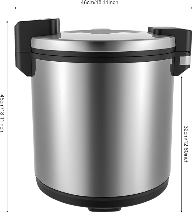 Commercial Rice Warmer, 6 Gal Stainless Steel Electric Rice Warmers - Image 2