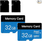 2 Pack 32 GB Micro Memory Card by Unknown