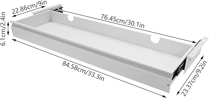 33 inch Sliding Pull-out Under Table Drawer - Image 3