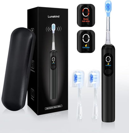 lunakind Sonic Toothbrush with Travel Case, Electric Toothbrush, AI Smart by Lunakind