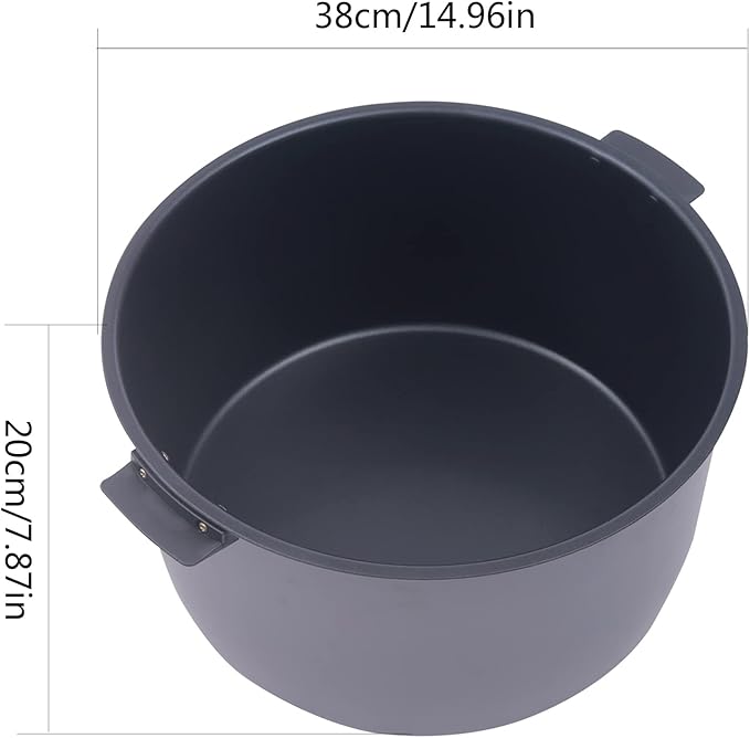 20qt/19L Commercial Rice Warmer, 100W Electric Adjustable Temperature Soup - Image 5