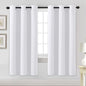 H.VERSAILTEX White Curtains for Bedroom Thermal Insulated Room Darkening Living by HVERSAILTEX