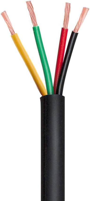 150FT 22 AWG Gauge Wire/Cable RVV 4 Conductor Bare Copper - Image 2