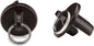Sun Shade Parts Replacement Parts End Cap with Ring,Double Strength | Weather Resistance,Compatible with Coolaroo Exterior Roller Shade Blinds(Brown,1 Pair)