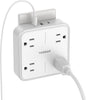 Surge Protector Outlet Extender, TESSAN Multi Plug Adapter by TESSAN