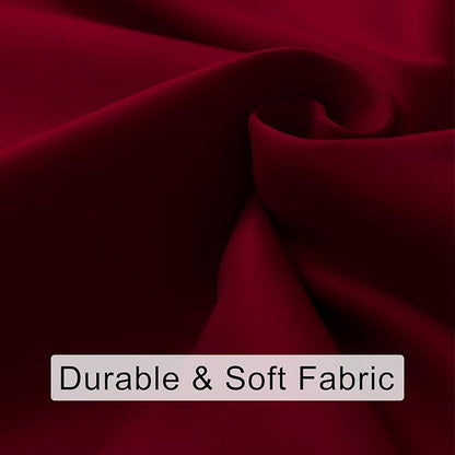 JIUZHEN Red Curtains for Bedroom - Image 3