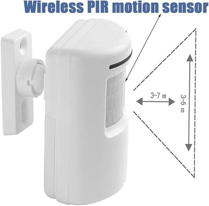 Wireless Driveway Alarm Door Chimes, Business Smart Infrared Visitor Doorbell - Image 3