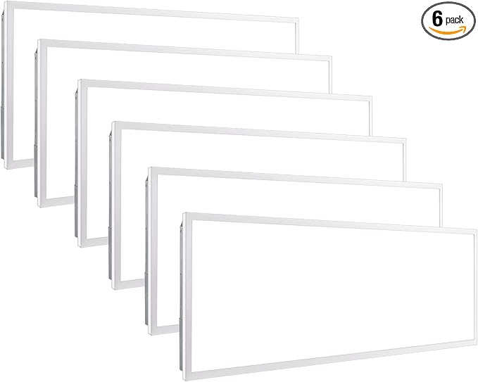 hykolity (6 Pack 2x4 FT LED Flat Panel Troffer Light, 30/40/50W 3-Wattage by hykolity
