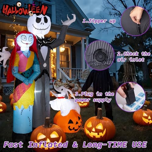 Nervure 6Ft Halloween Decoration Outdoor Inflatable - Halloween Inflatable De...