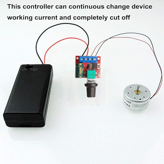 Gebildet 3pcs Mini DC Motor PWM Speed Controller, DC 5V-35V 5A Speed Adjustable - Image 5