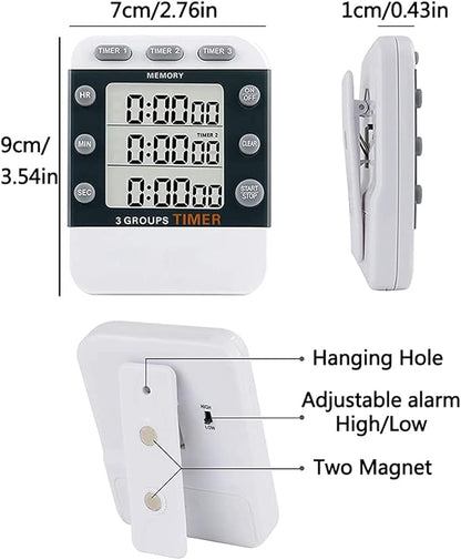 MOSTRUST Digital Dual Kitchen Timer - Image 2