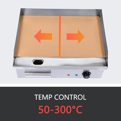 TBVECHI Commercial Electric Griddle, 3000w Stainless Steel Teppanyaki Grill - Image 6