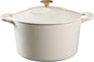 MARTHA STEWART Gatwick 7-Quart Enamel Cast Iron Dutch Oven – Linen White by MarthaStewart