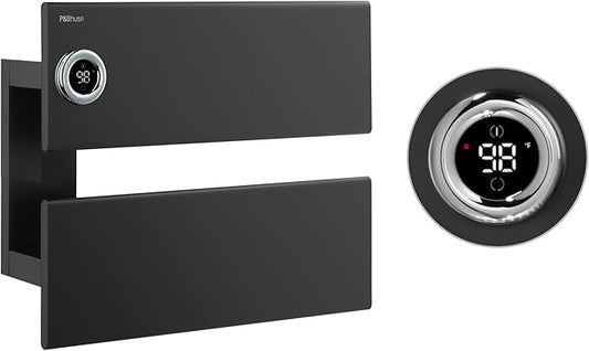 P&Bhusri Electric Heated Towel Rack, Fast Heating and Drying by PBhusri