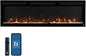 Touchstone Smart Electric Fireplace-The Fury 65" Wide- 4.5" Thin in Wall by TouchstoneHomeProducts