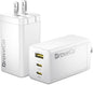 Bravego 65W Charger Block, 3-Port Fast Charging Adapter, GaN Tech, Compact Wall by Unknown