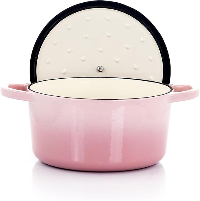 Crock-Pot Artisan Round Enameled Cast Iron Dutch Oven, Pistachio Green - Image 3
