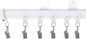 Flexible Ceiling Curtain Tracks, Ceilings Track for Curtains, Aluminum Curtains Track Ceilings Mount,Wall Mount Curtain Rail, Ceiling Curtain Rod, Sliding Curtain Tracks with Clips (White 9FT)