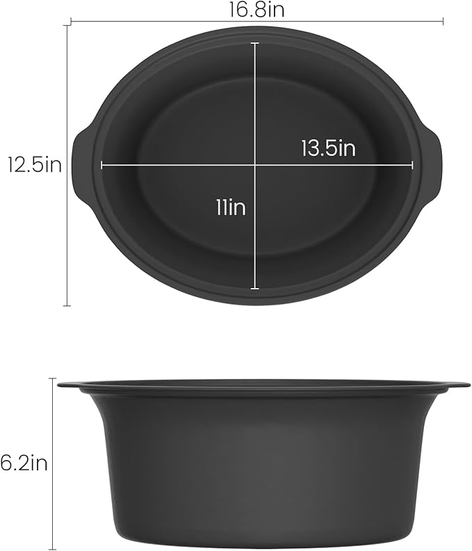 HOMECOOKIN Slow Cooker, Extra Large 10 Quart Digital Programmable Slow Cookers - Image 4