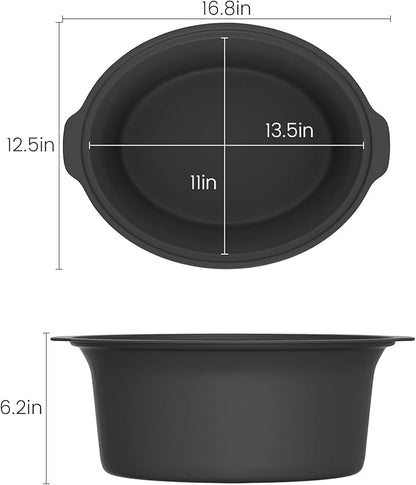 HOMECOOKIN Slow Cooker, Extra Large 10 Quart Digital Programmable Slow Cookers - Image 4