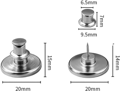 Curtain Magnets Closure, Magnetic Curtain Clips for Indoor Outdoor Curtains Prevent Light Leaking